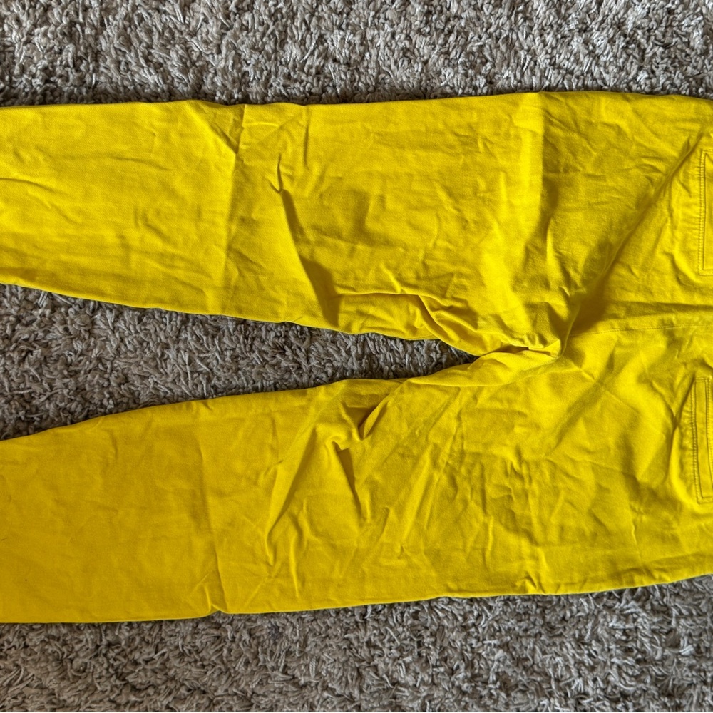 Banana Republic Sunny Yellow Trousers Martin fit